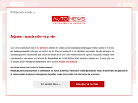 'autonews.fr' screenshot