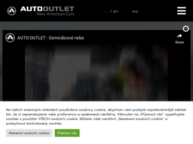'autooutlet.cz' screenshot