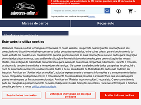 'autopecas-online.pt' screenshot
