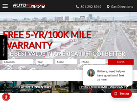 'autosavvy.com' screenshot