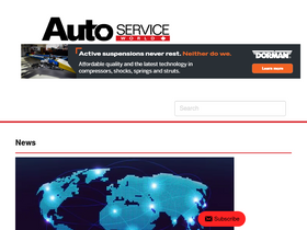 'autoserviceworld.com' screenshot