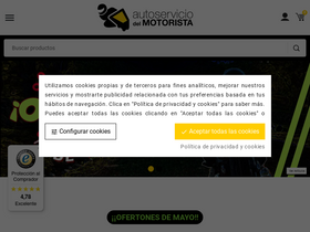 'autoserviciomotorista.com' screenshot
