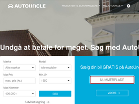 'autouncle.dk' screenshot