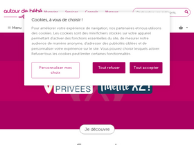 'autourdebebe.com' screenshot