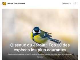 'autourdesanimaux.com' screenshot