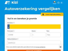 'autoverzekering.nl' screenshot
