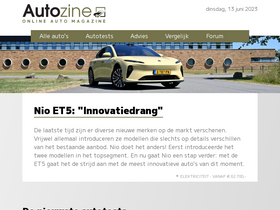 'autozine.nl' screenshot