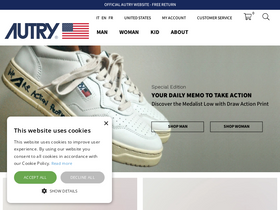 'autry-usa.com' screenshot