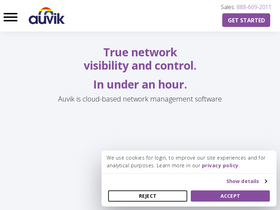 'auvik.com' screenshot