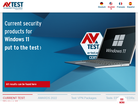 'av-test.org' screenshot