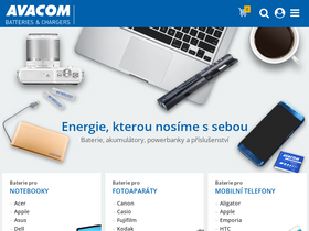 'avacom.cz' screenshot