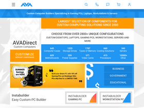 'avadirect.com' screenshot