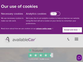 'availablecar.com' screenshot