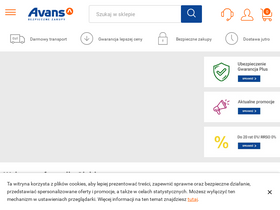 'avans.pl' screenshot