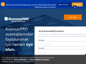 'avansaspro.com' screenshot