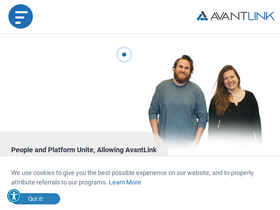 'avantlink.com' screenshot