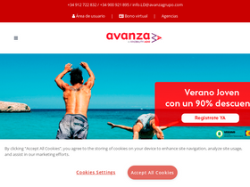 'avanzabus.com' screenshot