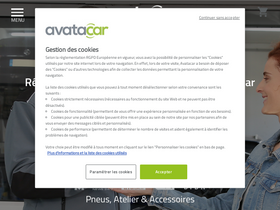 'avatacar.com' screenshot