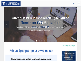 'avenuedesinvestisseurs.fr' screenshot