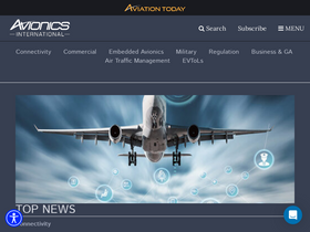 'aviationtoday.com' screenshot