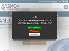 'avignon.fr' screenshot