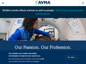 'avma.org' screenshot