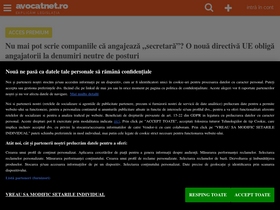 'avocatnet.ro' screenshot