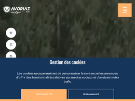 'avoriaz.com' screenshot