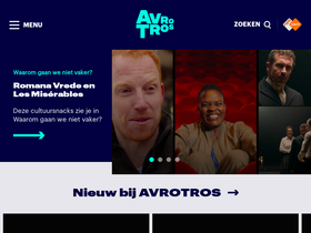'avrotros.nl' screenshot
