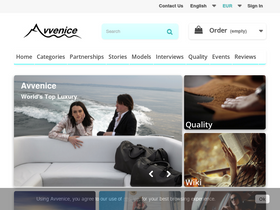 'avvenice.com' screenshot