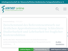 'awmf.org' screenshot
