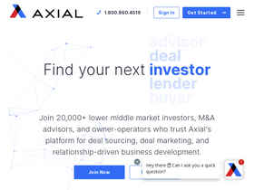 'axial.net' screenshot