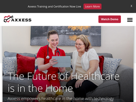 'axxess.com' screenshot