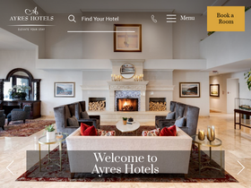 'ayreshotels.com' screenshot