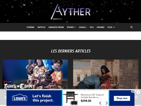 'ayther.fr' screenshot
