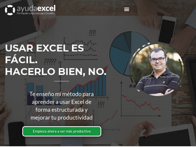 'ayudaexcel.com' screenshot
