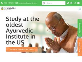 'ayurveda.com' screenshot