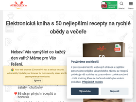'az-recepty.cz' screenshot