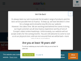 'azarius.net' screenshot