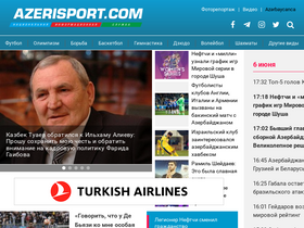 'azerisport.com' screenshot