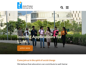 'azimpremjiuniversity.edu.in' screenshot