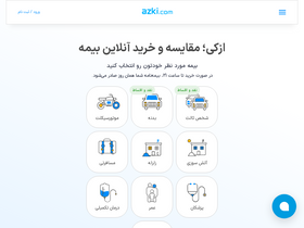 'azki.com' screenshot