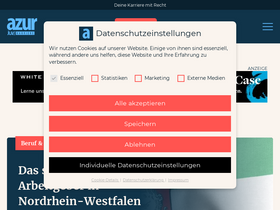'azur-online.de' screenshot
