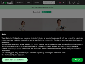 'b-exit.com' screenshot