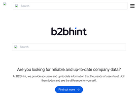 'b2bhint.com' screenshot