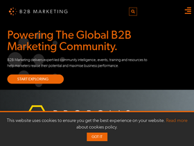 'b2bmarketing.net' screenshot