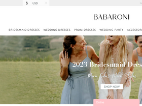 'babaroni.com' screenshot