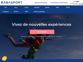 'babasport.fr' screenshot