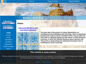 'babelmatrix.org' screenshot