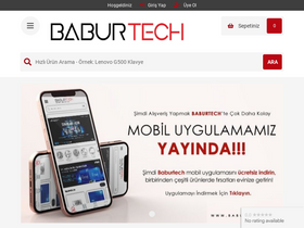 'baburtech.com' screenshot
